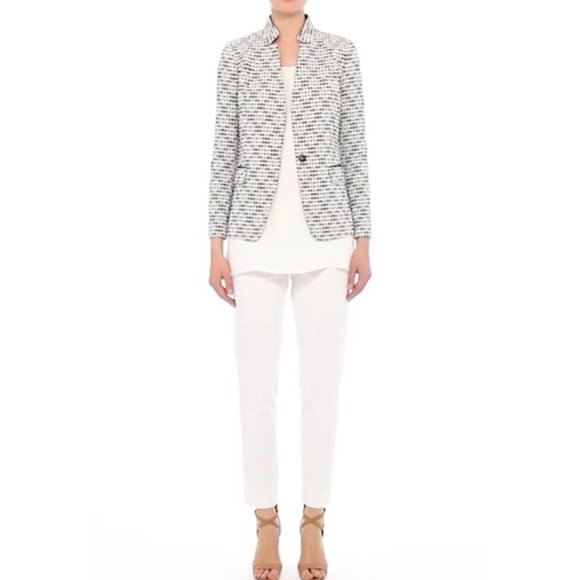 Lafayette 148 New York Alexis Woven Jacket - Picture 1 of 8